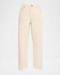 Sol Asymmetric Straight-Leg Jeans