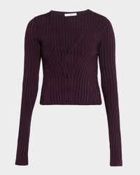 Greer Cropped Knit Cardigan