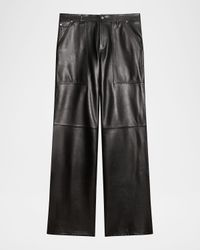 Men's Leather Utlity Pants