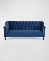 Raina Tufted Velvet Sofa 84"