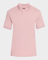 Men's Tipped Pique Polo Shirt