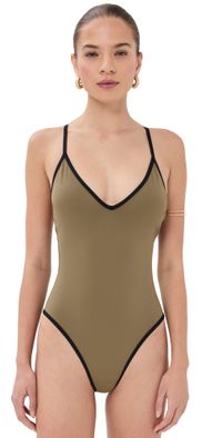 STAUD Skya One Piece THYME/BLACK XS