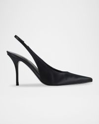 Leynne Satin Slingback Pumps