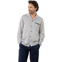 Pyjama long col ouvert homme mercerisé eminence - Taille 3XL - Multicolore