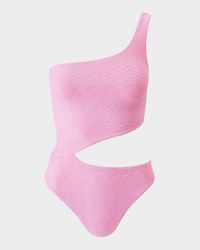 Nassau Asymmetric One-Piece Swimsuit