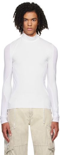 POST ARCHIVE FACTION (PAF) T-shirt à manches longues Right blanc - 5.1