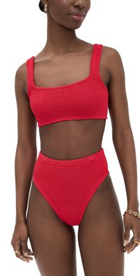 Hunza G Patricia Bikini Red One Size
