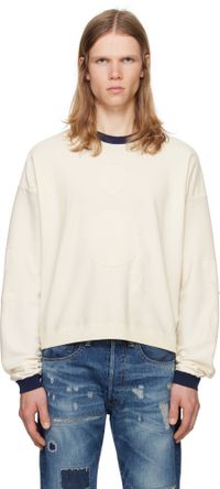424 White Soccer Sweatshirt