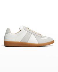Replica Suede & Leather Sneakers