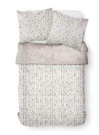 Today Linge De Maison - Parure de lit en coton - Taille 240x220 cm - Beige
