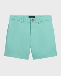 Boy's Twill Preppy Shorts, Size 2-7