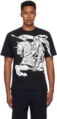 Burberry Black EKD Cotton T-shirt