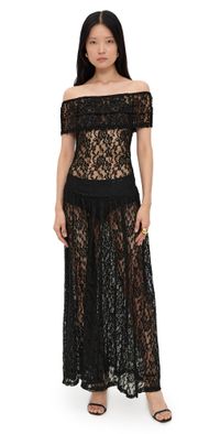 Lioness Field of Dreams Maxi Dress ONYX L