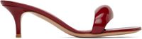 Gianvito Rossi Red Bijoux 55 Mules