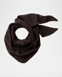 Gauzy Cashmere Triangle Neck Tie