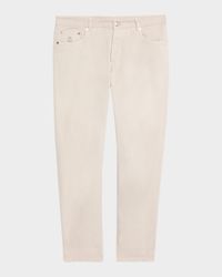 Men's Garment-Dyed Cotton Five-Pocket Pants