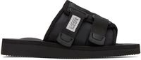 SUICOKE Black KAW-Cab Sandals