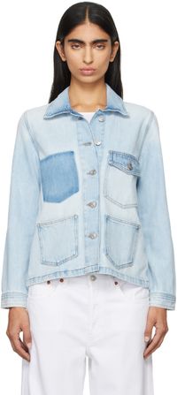 FRAME Blue Chore Denim Jacket