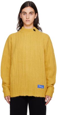 ADER error Yellow Reversible Fluic Sweater
