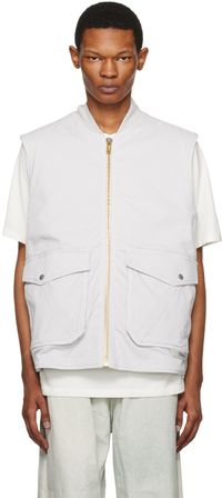 Objects IV Life Gray Cargo Vest