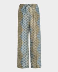Puvis Silk Relaxed Drawstring Pants