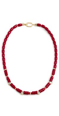 Martha Calvo Alba Necklace Red One Size