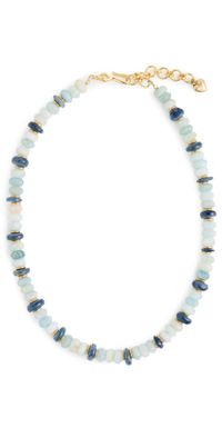 Brinker + Eliza Meg Necklace Kyanite/Aquamarine One Size