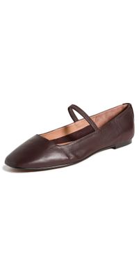 Madewell The Greta Ballet Flats Chocolate Raisin 11