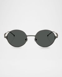 Men's DL1008 Round Sunglasses