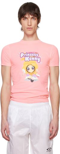 VETEMENTS Pink 'Princess Kenny' Fitted T-shirt