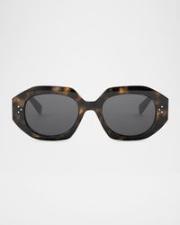 3 Dot Geometric Square Sunglasses