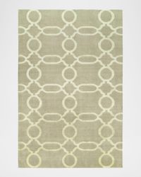 Ogee Chain Hand-Knotted Rug, 8' x 10'