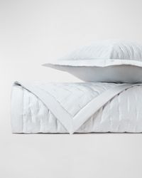 Fil Coupe Quilting Coverlet and Shams