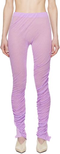 ISSEY MIYAKE Purple Ambiguous Leggings