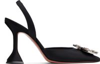 Amina Muaddi Black Begum Sling Heels