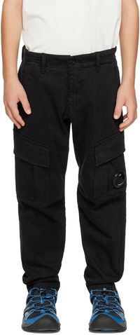 C.P. Company Kids Kids Black Peach Cargo Pants