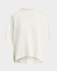 Oversize Satin Tee