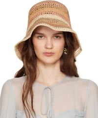 Chloé Beige Made For A Woman Edition 'Chloé' Sunset Bucket Hat