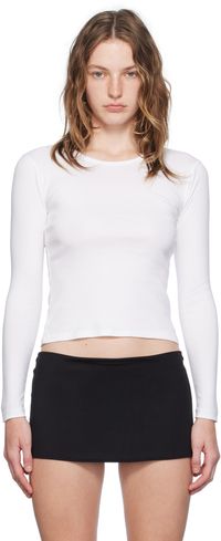 Gil Rodriguez White Bellevue Long Sleeve T-Shirt