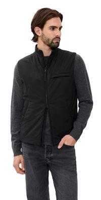 Theory Layering Vest in Motion Nylon Black S
