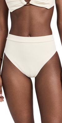 Montce Paulina Bikini Bottoms Cream Rib XS