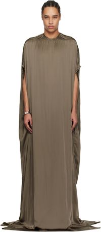 Rick Owens Robe de soirée longue Tommy grise - Hollywood