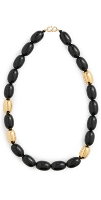 Heaven Mayhem Clementine Necklace Black/Gold One Size
