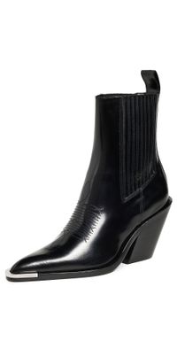 rabanne Santiag Heeled Boots Black 40