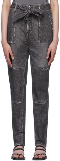 rag & bone Black Miramar Mia Jeans