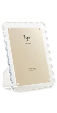 Tizo Design Lucite Frame Wave Design Clear 5x7 Clear One Size
