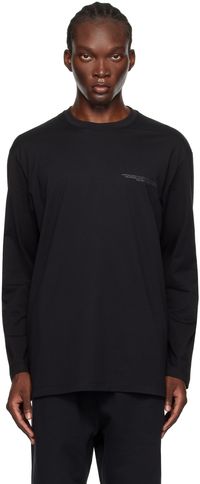 Y-3 Black Logo Long Sleeve T-Shirt