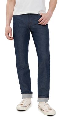 Naked & Famous Denim Weird Guy Natural Indigo Selvedge Jeans Indigo 38