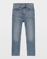 Girl's Emie Straight-Leg Denim Jeans, Size 7-16