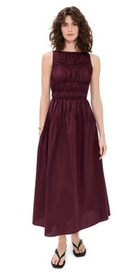 FAITHFULL Yael Midi Dress Mulberry 4